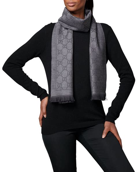 black gucci scarves|gucci diamante scarf.